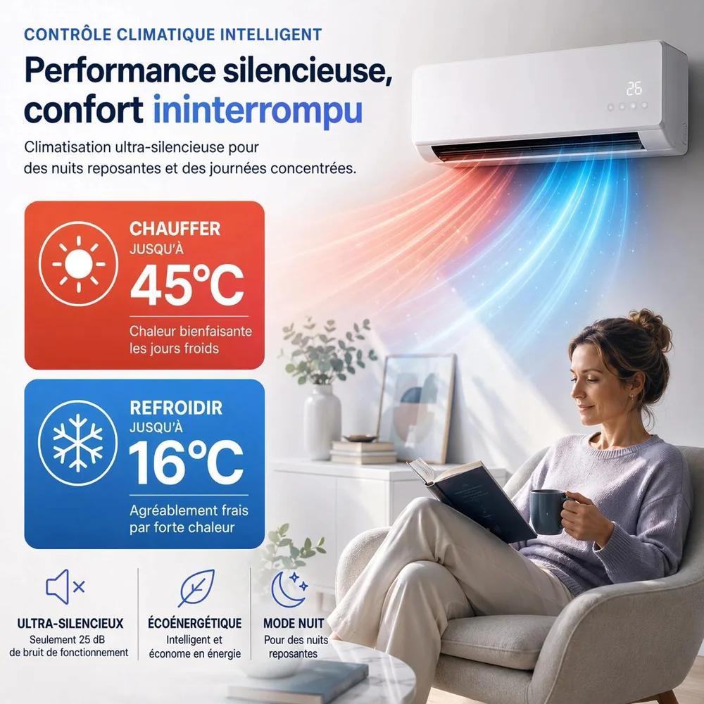 Télécommande et réglages du LifeGauge Breeze pour le confort thermique